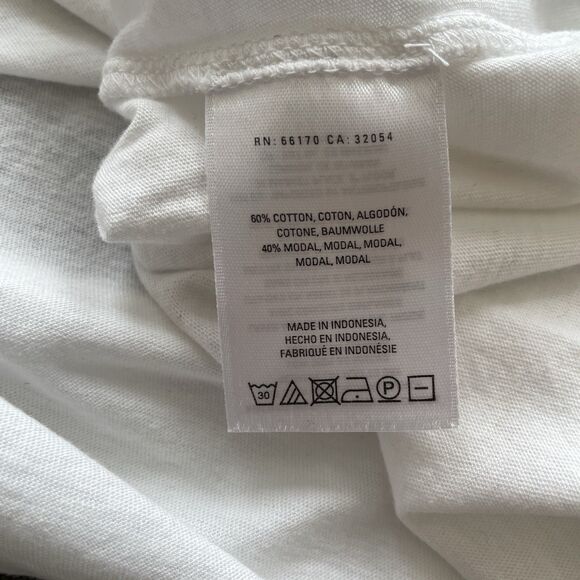 ANTHRO Akemi + Kin Tshirt Opening Day Tee Blue Floral Ombre Modal Womens Size M - Picture 10 of 11